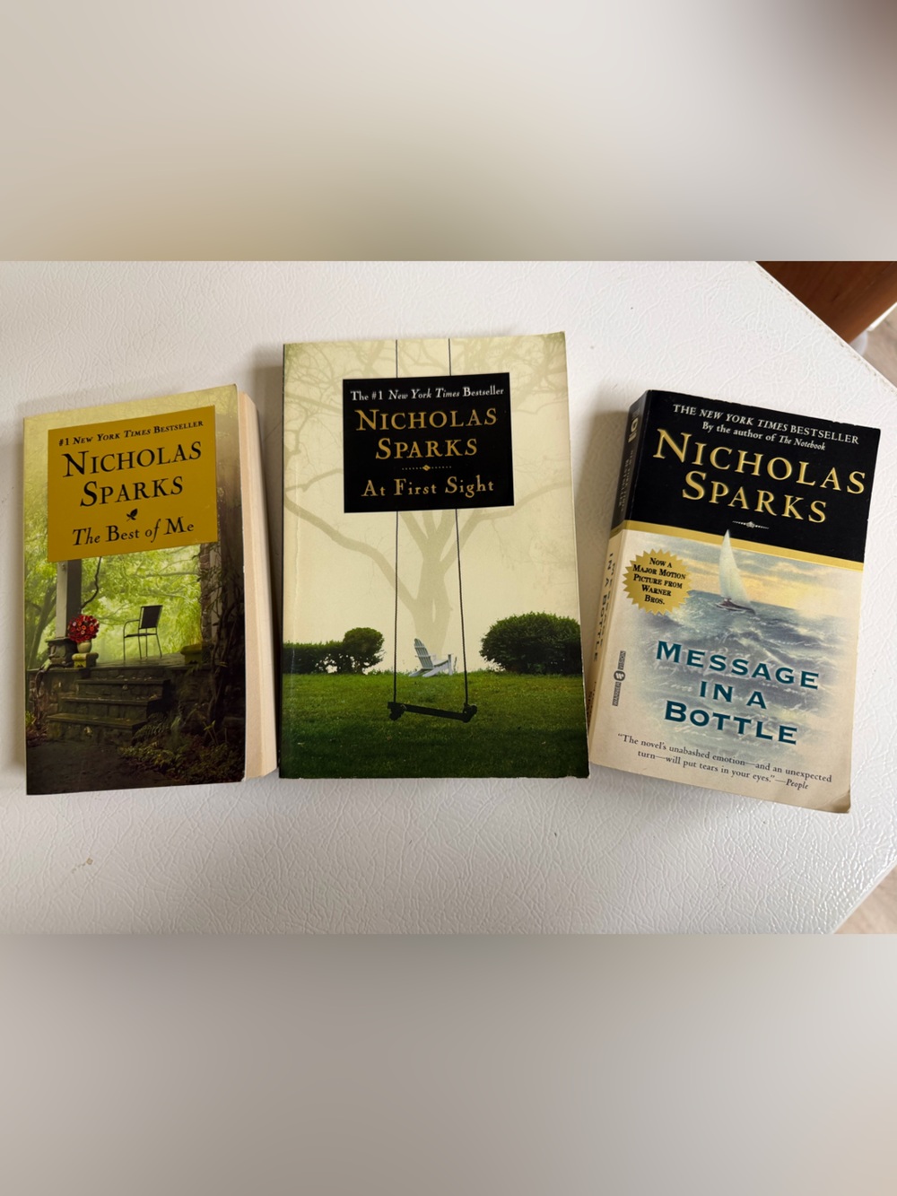 Nicholas Sparks Paperback Book Set-3 NYTimes Bestsellers